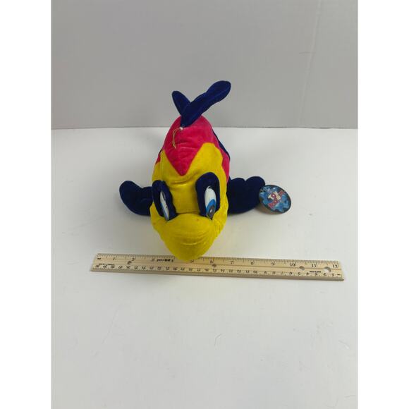 Toy Factory Multicolor Fish Plush Blue Yellow Red 14" Stuffed Animal - Picture 10 of 11